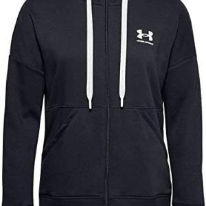 Under Armour Women's Rival Fleece Fz Hoodie Warm-up Top (pack of 1)