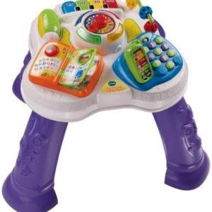 VTech Play and Learn Baby Activity Table, Baby Play Centre, Educational Musical Toy with Shape Sorting, Sound Toy with Music Styles for Babies and Toddlers From 6 Months+, Purple,135 x 490 x 410 mm