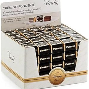 Venchi Dark Cremino Chocolates Pack Triple Layered Chocolates with Hazelnuts and Almonds Paste Gluten Free, 1230 gram