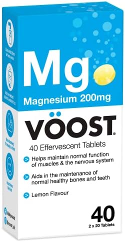 Vöost Magnesium Pack of 40 Effervescent Tablets