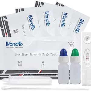 Wondfo Strep A Rapid Test 5 Tests Strep A Throat Swab Test Kit - Cassette