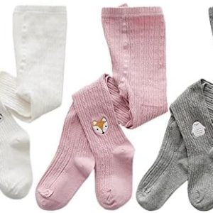 XPX Garment 3 pack Embroidery Animal Cotton Baby Girls Tights Toddler Leggings Stockings For Girls High Quanlity