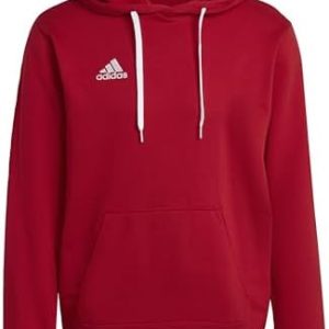 adidas Men's Entrada 22 Hooded Sweat, team power red 2, L