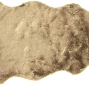 eXtreme Faux Sheepskin Soft Touch Rug, Imitation Thick Lambskin Rug, Imitation Luxury Wool Rug, Synthetic Long Hair Fur Rug as Decorative Bedroom or Sofa Rug (Taupe, 60 x 90cm)