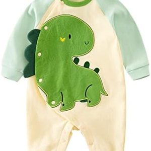 maxToonrain Baby Clothing One-pieces Outfit Sleepwear Long Sleeve Rompers for 0-18 Months Infant Toddler Boys and Girls