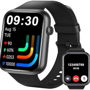 utewlin Smart Watch for Men Women Answer/Make Calls 1.83" HD Touch Screen Fitness Tracker with 20+ Sport Modes Heart Rate Sleep Monitor, Step Counter Fitness Watch for Android & iOS IP68 Waterproof