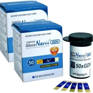 100 Strips - GlucoNavii Blood Glucose Monitor/Monitoring Test/Testing Kit Replacement Strips