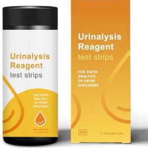 11 Parameters Urine Test Strips NHS Approved Pack of 100 Urinalysis Test Strips UK | UTI Test Strips for Infection - Fast & Accurate Results - Dipstick Test Strips