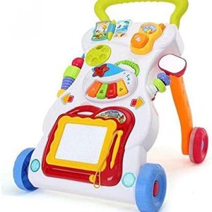 2 in 1 Baby Walker & Table Musical Walker Pull & Twist Toys My First Walker Baby Walker