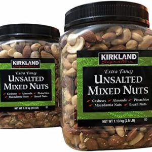 2 x Kirkland Signature Extra Fancy Unsalted Mixed Nuts, 1.13kg