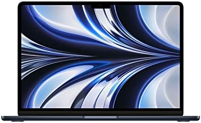 2022 Apple MacBook Air with Apple M2 chip (13.6-inch, 8GB RAM, 256GB SSD Storage) Midnight (Renewed)