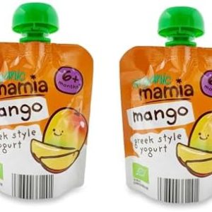 2x Mamia Mango Greek Style Yogurt 6+ Months 90g