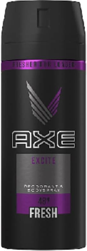 '6x Axe deodorant/body spray Excite 150 ml