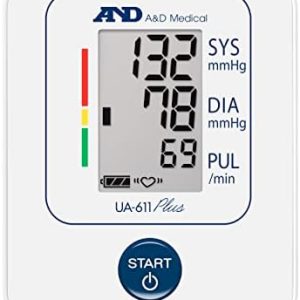 A&D Medical UA-611 Plus Blood Pressure Monitor with AFib Screening