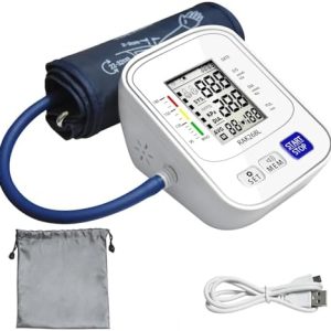 Blood Pressure Monitors, CE Approved UK Upper Arm Blood Pressure Machines for Home Use, Heart Rate Monitor BP Cuff Kit Hypertension Detector with Cuff 22-32cm