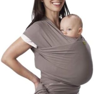 Boba Baby Sling Wrap Newborn - Original Baby Sling Carrier for Newborns and Infants up to 35lbs - Hands-Free Baby Wrap Carrier - Stretchy Baby Wrap Sling & Newborn Sling (Grey)