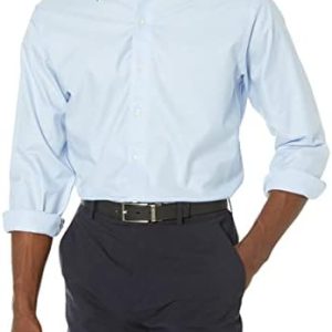 Brooks Brothers Men's Non-Iron Stretch Twill Solid Ainsley Spread Collar Dress Shirt Non-Iron Stretch Twill Solid Ainsley Spread Collar Dress Shirt