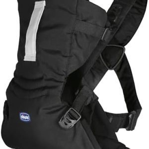Chicco Easyfit Baby Carrier, Black | Birth - 9kg, Comfortable Baby Carrier, Fully Adjustable, Front & Rear Facing