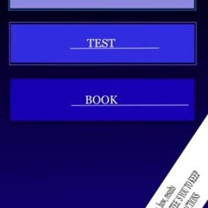 Corona test book: 75 pages // 6x9 format
