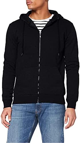 FM London Men's Hyfresh Zipped Hoodie - Zip Up Hoodie Ideal for Casual and Sportswear - Mens Hoodies with Fleece Lining and Odour Protection Technology - Soft, Durable Men's Hoodies