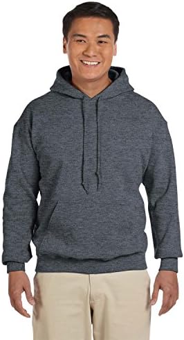 GILDAN Heavy Blend Adult Unisex Hooded Sweatshirt/Hoodie (5XL) (Sport Grey)