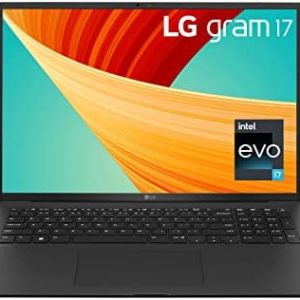 LG Electronics gram 2023 17Z90R 17 inch ultra-lightweight laptop, 13th Gen Intel Evo i7-1360P platform, 16GB RAM, 1TB SSD, Dolby ATMOS, Windows 11 (Obsidian Black)