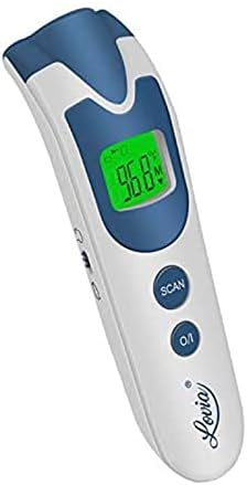 Lovia Baby Thermometer, Ear and Forehead Thermometer, Medical Infrared Thermometer for Baby and Adult, Fever Alarm, 32 Memory Function, CE/FDA Certified