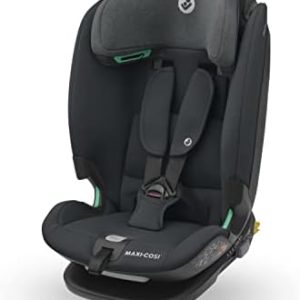 Maxi-Cosi Titan Plus i-Size, Multi-age ISOFIX Child Car Seat, 76 - 150 cm, 15 months - 12 years, G-CELL Side Impact Protection, 4 Recline Positions, Soft Foam Cushions in Headrest, Authentic Graphite