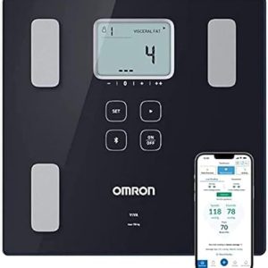 OMRON Viva Bluetooth Smart Scale and Body Composition Monitor with Body Fat, Body Weight, Visceral Fat, Skeletal Muscle, Resting Metabolism and BMI