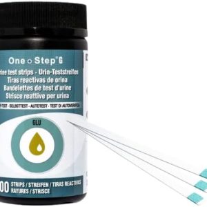 One Step: Glucose Urine 100 Dipstick Test Strips - Ideal for Quick and Easy Diabetes Testing