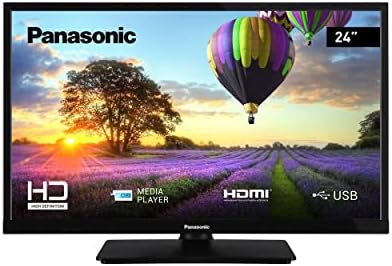 Panasonic TX-24M330B, 24 Inch HD LED TV, USB Media Player, Surround Sound, Hotel Mode, HDMI, Wall-Mount Option, Black