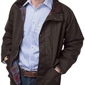 Rydale Men's Cawood Lined Waxed Cotton Wax Jacket Men's Coat for Walking or Shooting