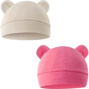 SamHeng Baby Beanie Hat Toddler Kids Soft Cotton Infant Cap Knit Hats for Baby Boys Girls
