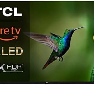 TCL 55CF630K 139cm (55 inch) QLED Fire TV (4K Ultra HD, HDR 10+, Dolby Vision & Atmos, Smart TV, Game Master, 60Hz Motion clarity, Press & Ask Alexa), Black