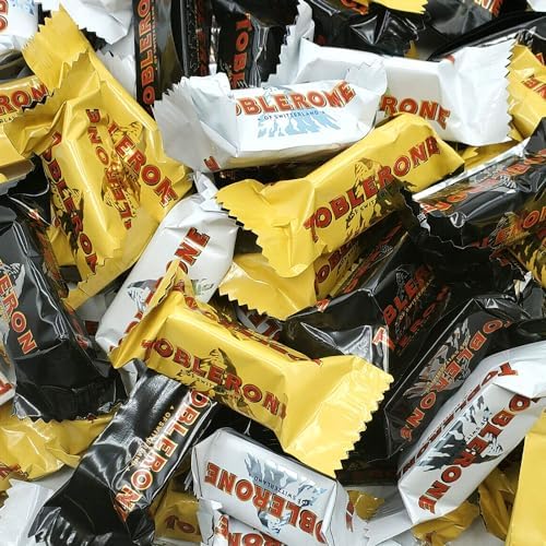 Toblerone Mini Chocolate Bites Treats Milk,White & Dark Mixed Sweets (280g)