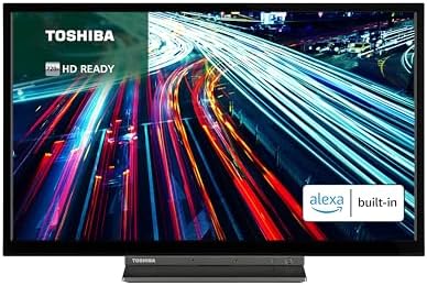 Toshiba 24WK3C63DB 24-inch, HD Ready, Freeview Play, Smart TV, Alexa Built-in (2021 Model)