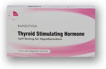 Underactive Thyroid Testing Kit, TSH Blood Tests for Hypothyroidism (1 Test)