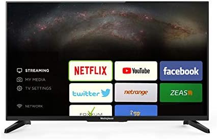 Westinghouse 32 Inch 720p HD Smart TV with Freeview T2, USB, HDMI and Built-in Wi-Fi - Black (2019 Model)