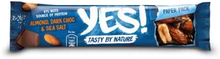 Yes! Almond Dark Chocolate & Sea Salt Nut Snack Bar 35g x 15 pack