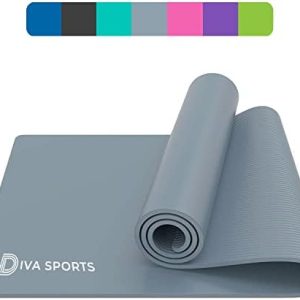 Yoga Mat Extra Thick 15mm Non-Slip Pilates Workout Exercise Mat Soft Mat Carry Strap