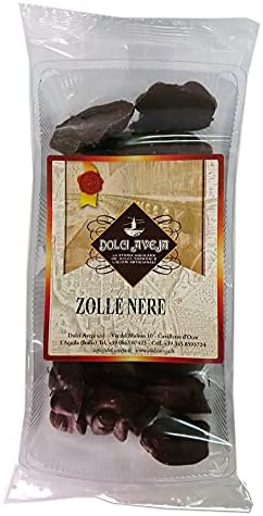 Zolle Nere - Toasted Italian Almonds in Dark Chocolate - 350 gr - Dolci Aveja