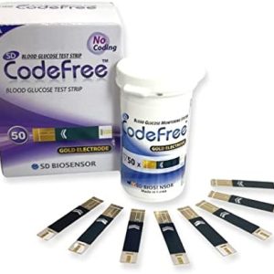 100 Strips - SD Codefree Blood Glucose Monitor/Monitoring Test/Testing Kit Replacement Strips