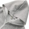 Amazhiyu Women Zip Up Hoodie, Hoodie with Pocket Casual Crop Hooded Long Sleeve Sweatshirts Outwear Jacket Women Girl Ladies Grey - Image 6