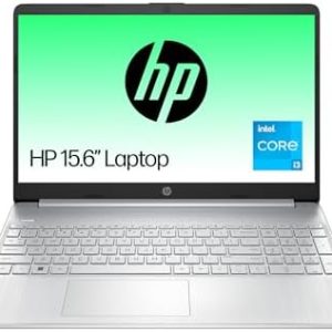 HP 15.6" Laptop | Intel core i3-1215U Processor | 4 GB RAM | 128 GB SSD | Intel UHD Graphics | FHD Display | Up to 7hrs battery | Win 11 | Dual Speakers | Natural Silver | 15s-fq5020sa