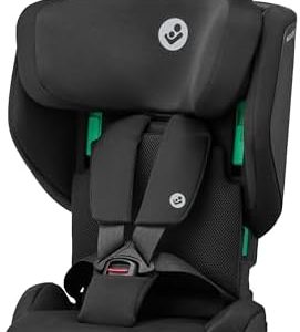 Maxi-Cosi Nomad Plus, Foldable Car Seat, 15 Months – 4 Years, 67–105cm, Portable Travel Car Seat, Ultra-Compact & Lightweight, Side Impact Protection, Fits any Car, Travel Bag, Authentic Black