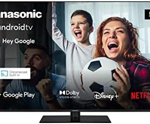 Panasonic TX-55MX650B, 55 Inch 4K Ultra HD LED Smart TV, High Dynamic Range (HDR), Dolby Atmos & Dolby Vision, Android TV, Google Assistant, Chromecast, Bluetooth, Black