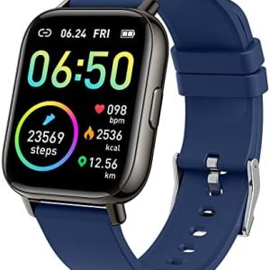 Smart Watch, Fitness Tracker 1.69" Touch Screen Fitness Watch with Heart Rate Sleep Monitor, Step Counter Smart Watch for Men Women Activity Trackers IP68 Waterproof Smartwatch Sports for iOS Android