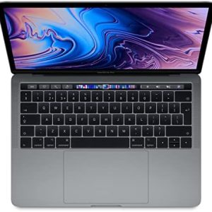 2019 Apple MacBook Pro with 2.4GHz Intel Core i5 (13 inches, 16GB RAM, 256GB SSD) (QWERTY English) - Space Grey (Renewed)