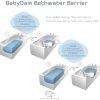 BabyDam Bath Barrier - No need for a Baby Bath! Grey - Suitable from Newborn - Save Water - Image 10
