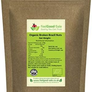 500g Organic Brazil Nuts Halves